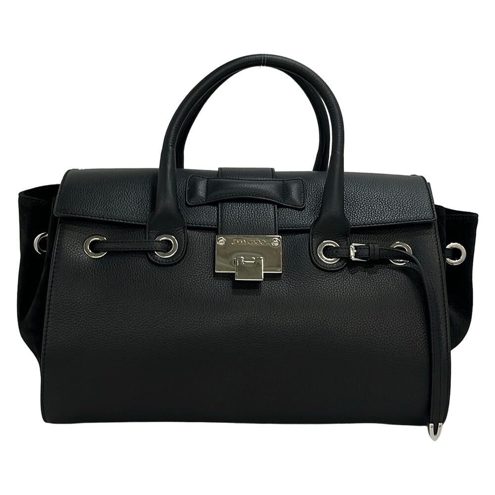 Jimmy Choo Riley Handbag Leather Suede